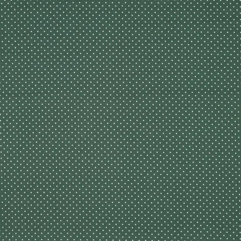 Baumwollstoff Popeline mini Punkte grün Angebot