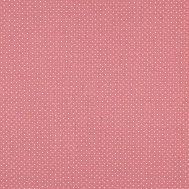 Bestpreis Baumwollstoff Popeline mini Punkte rosa