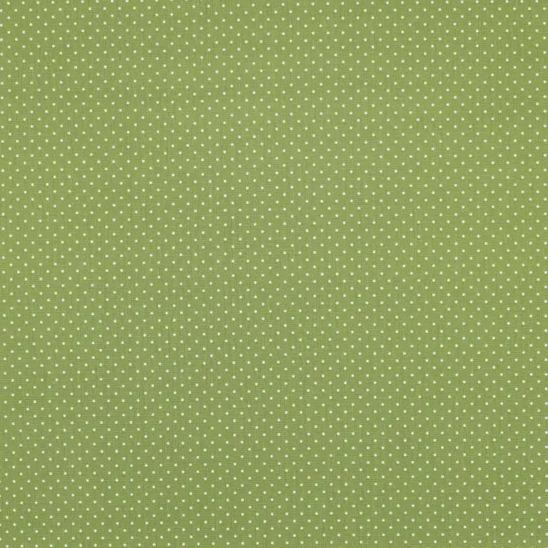 Neue Ware Baumwollstoff Popeline mini Punkte olivgrün