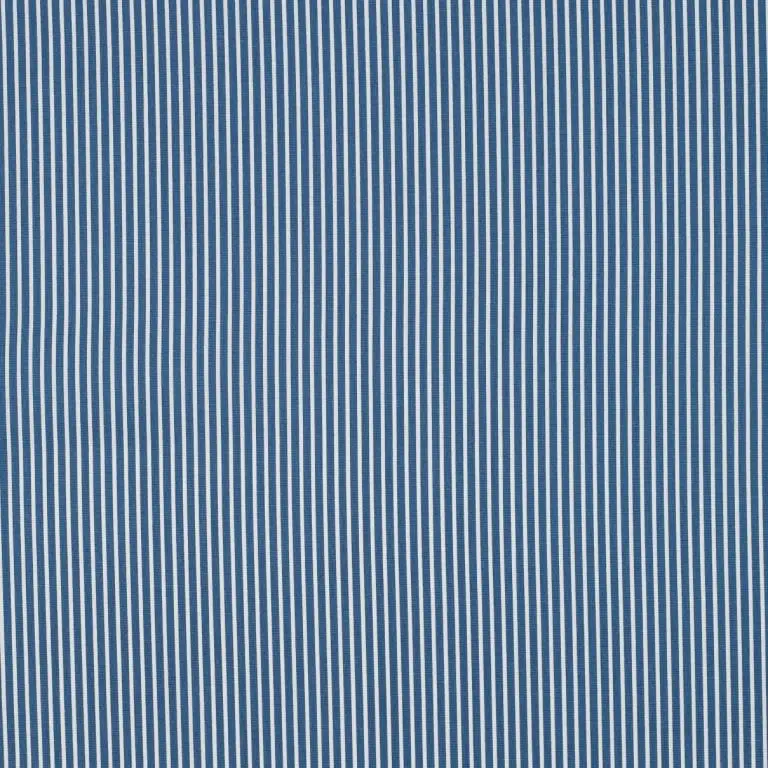 Schnäppchen Baumwollstoff Popeline Streifen jeansblau