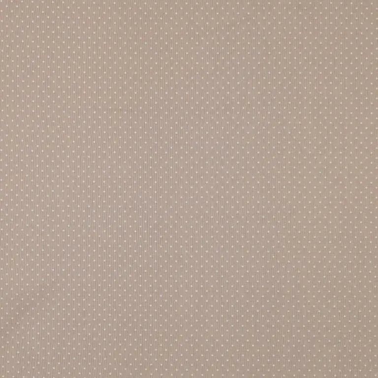Zertifiziert Baumwollstoff Popeline mini Punkte beige