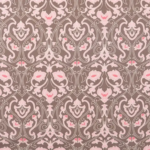 Top-Preis Baumwollstoff Fahnentuch Ornamente rosa