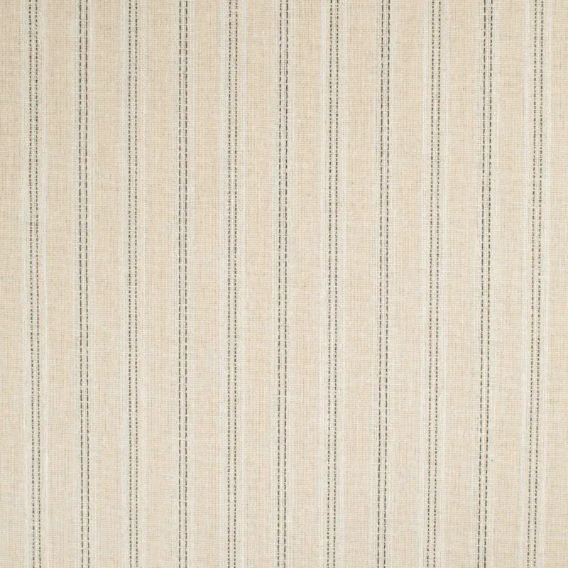 Viskose Leinen Stoff Lurex Streifen beige Ausverkauf