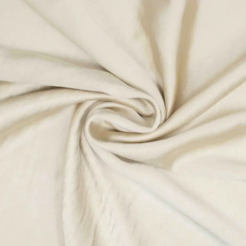 Satin Stoff uni natur Schneller Versand