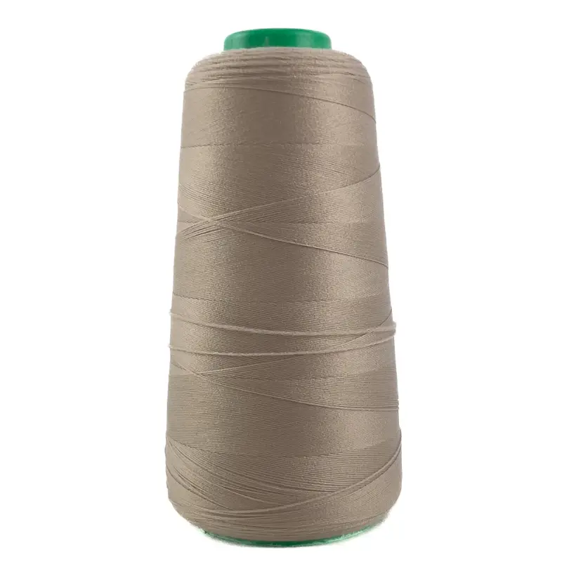 Echt Overlock Bauschgarn taupe