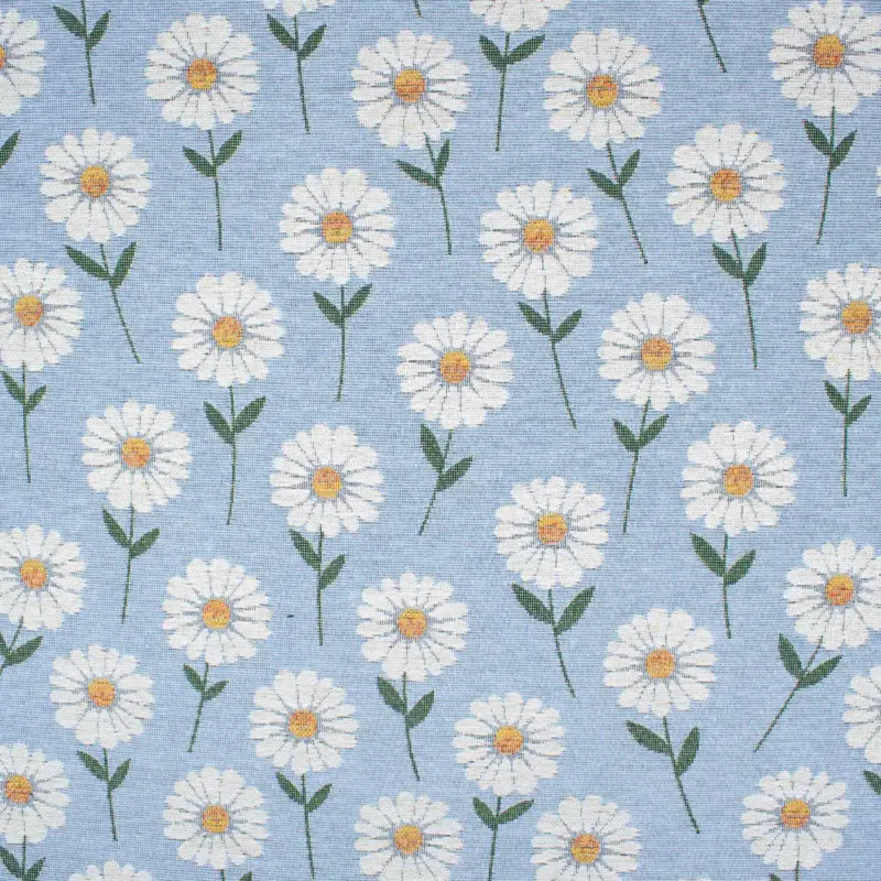 Preisreduziert Gobelin Gänseblümchen hellblau