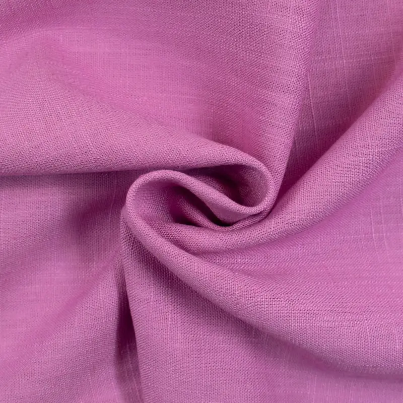 Top-Angebot Rest 0,80 Meter - Viskose Leinen uni pink