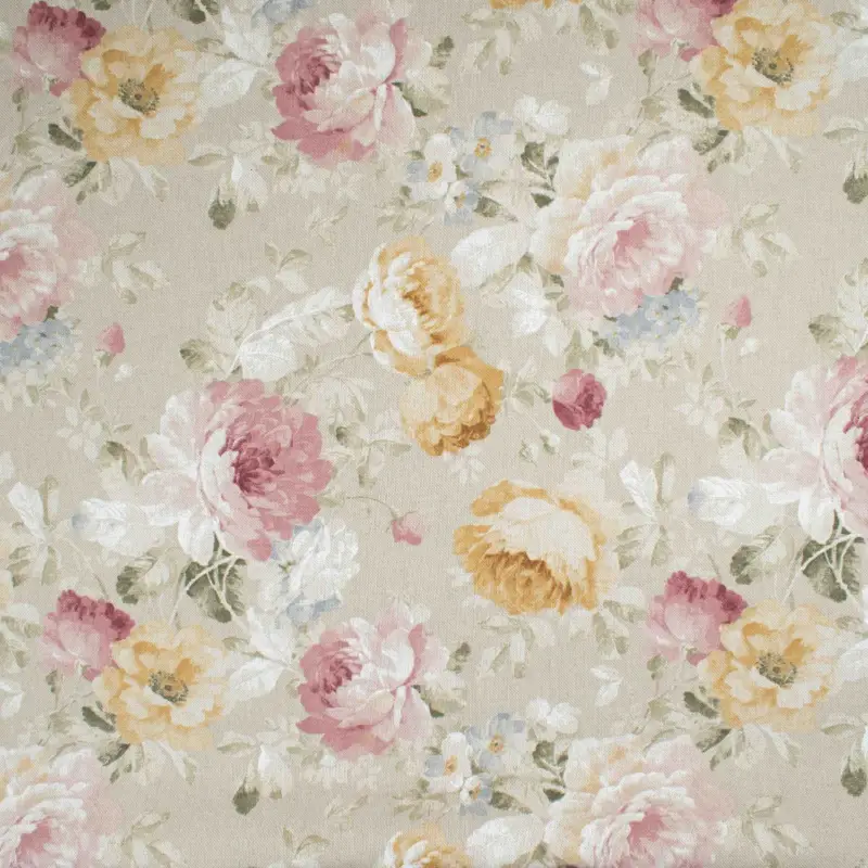 Kracherpreis Dekostoff Rosen beige