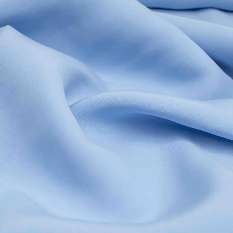 Viskose Stoff stonewashed uni hellblau Saisonangebot