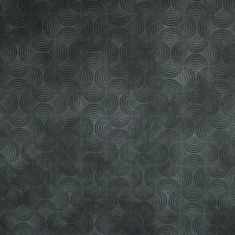 Baumwollstoff Popeline geometrisch schwarz Begrenztes Angebot