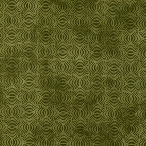 Sale Baumwollstoff Popeline geometrisch oliv