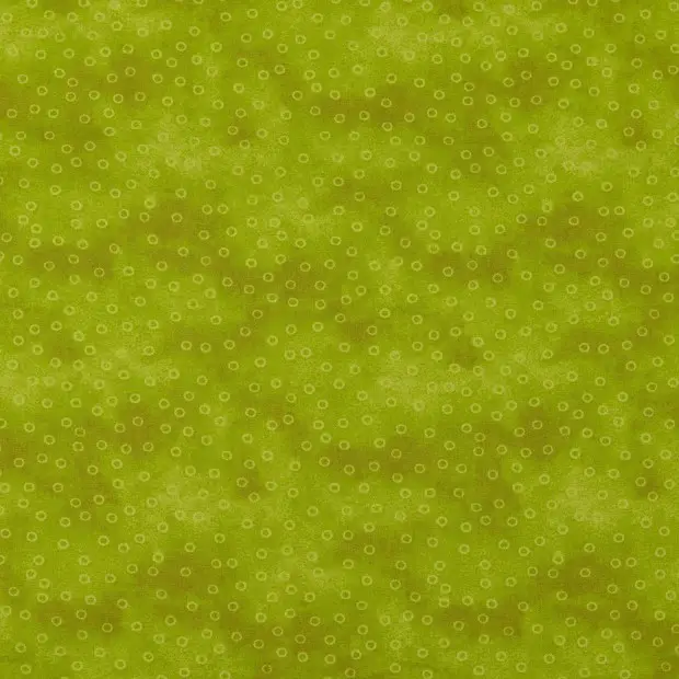 Saisonangebot Baumwollstoff Popeline kleine Kreise limegrün