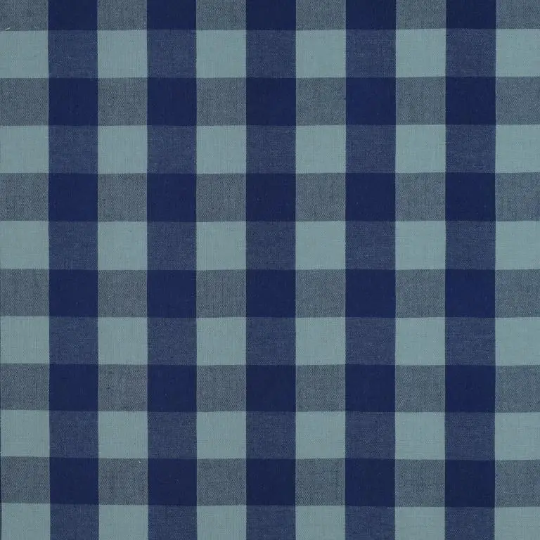 Baumwollstoff Karos blau Top-Seller