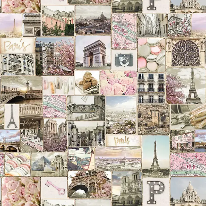 Preiswert Dekostoff Big Citys Paris