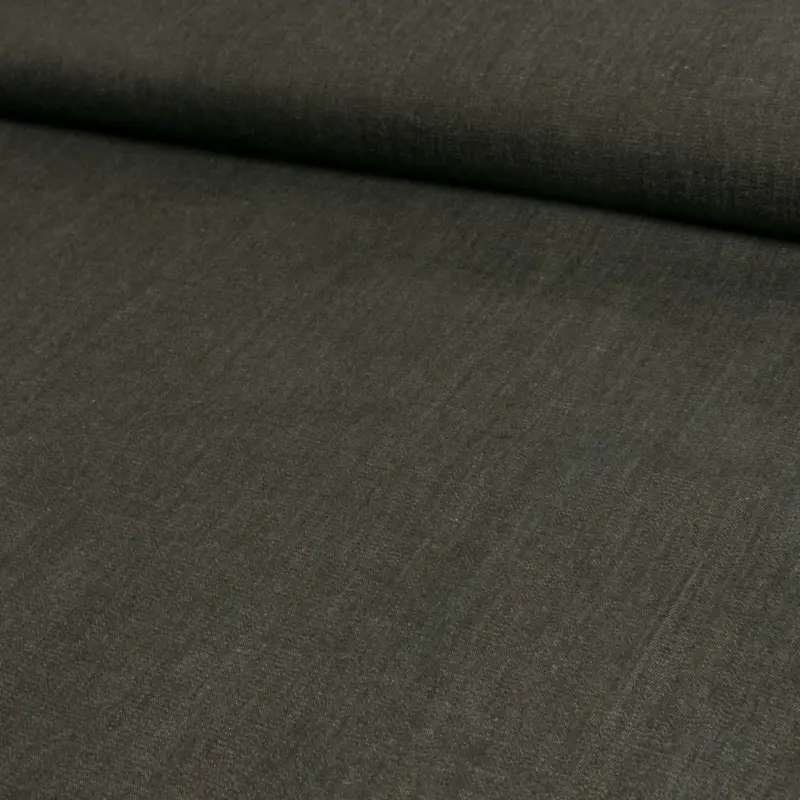 Top-Preis Rest 1,00 Meter - Jeansstoff Chambray schwarz