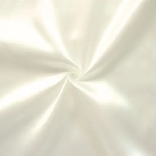 Zertifiziert Satin Stoff Farbe Creme-Weiss