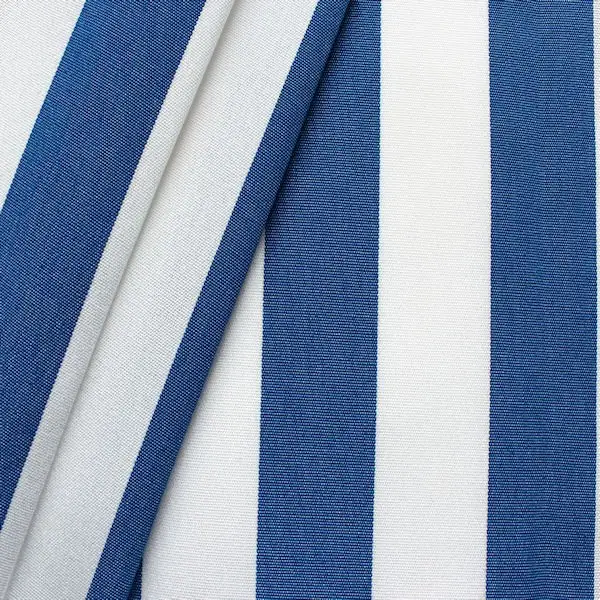 Neuheit Markisen Outdoorstoff "Streifen" Breite 160cm Farbe Blau-Weiss