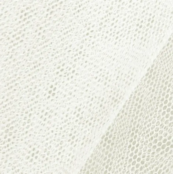 Tüll Stoff Farbe Creme-Weiss Wochenendangebot