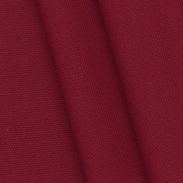 100% Baumwolle Canvas Farbe Weinrot Sonderangebot