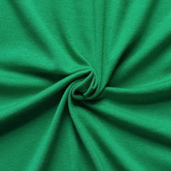 Viskose Stretch Jersey "Basic" Farbe Grün Rabatt