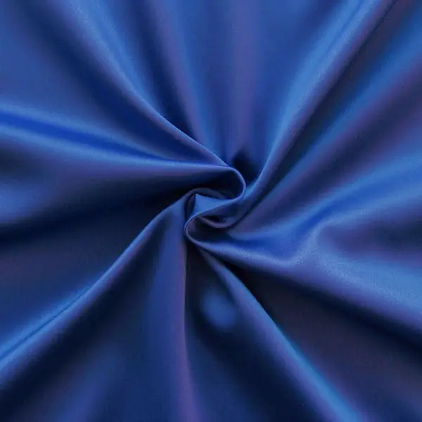 Stretch Satin Stoff 2 Farbe Royal-Blau Direkt Vom Hersteller