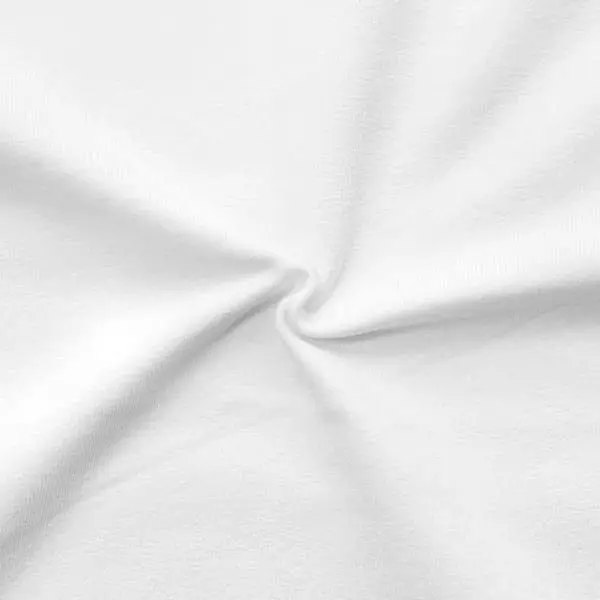 Sweatshirt Baumwollstoff French Terry "Fashion Basic 2" Farbe Weiss Solange Der Vorrat Reicht