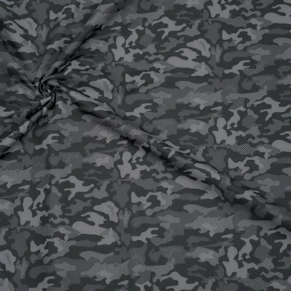Rabatt Bi-Stretch Jersey Sportswear "Black Camouflage" Farbe Schwarz
