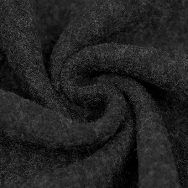Versand Am Gleichen Tag Wollfleece "Winter Fashion 2" Farbe Anthrazit meliert