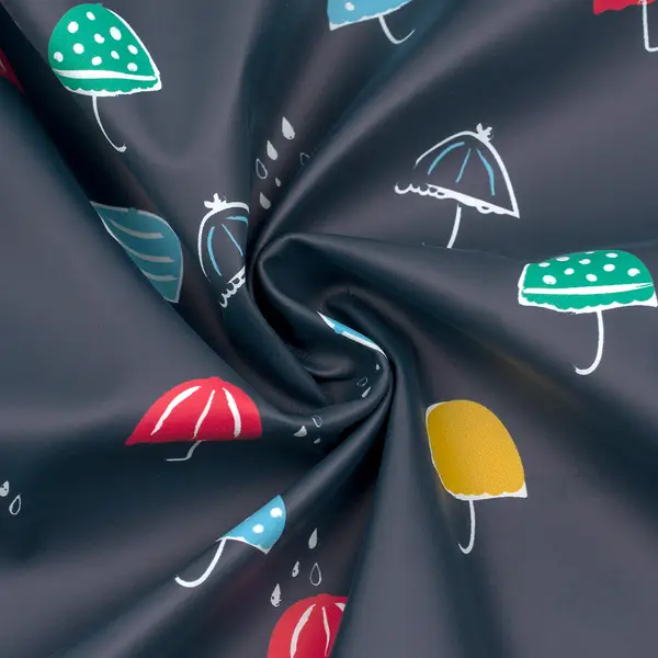 Zertifiziert Regenjacken Outdoor Stoff "Regenschirme" Farbe Navy-Blau