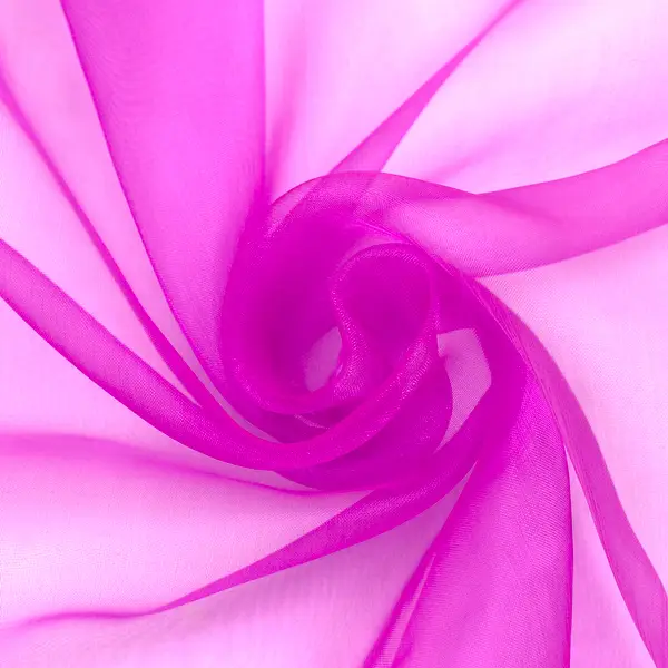 Versand Am Gleichen Tag Organza einfarbig Farbe Fuchsia