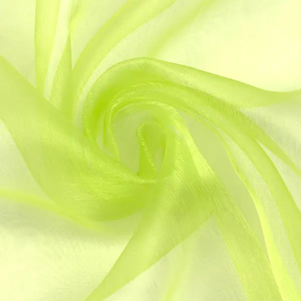 Angebot Organza einfarbig Farbe Limetten-Grün