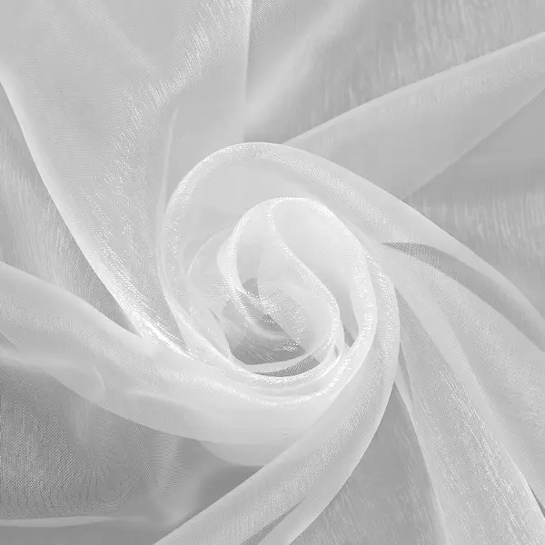 Organza einfarbig Farbe Weiss Nur Für Kurze Zeit