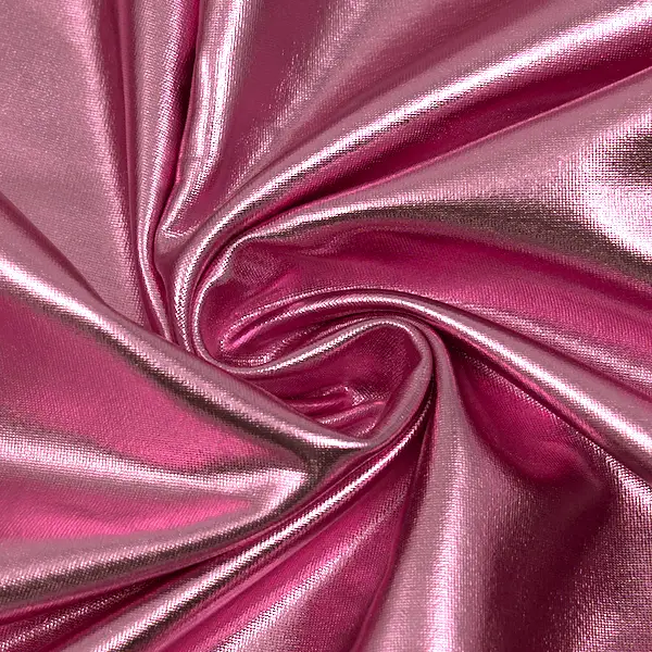 Super-Preis Stretch Folienjersey Farbe Rosa