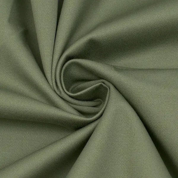 Stretch Baumwolle Köper "Fashion Standard 7" Farbe Khaki-Grün Kracherpreis
