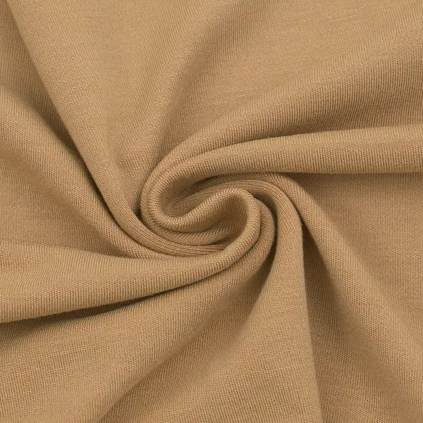 Viskose Stretch Jersey "Modal Touch" Farbe Beige Ausverkauf