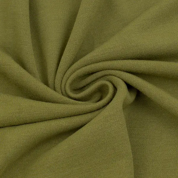 Billig Viskose Stretch Jersey "Modal Touch" Farbe Oliv-Grün