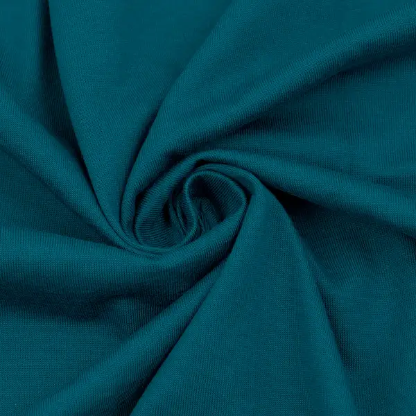 Heißes Angebot 100% Baumwolle Single Jersey Farbe Petrol