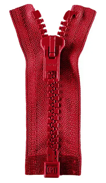Super-Preis Opti Reißverschluss P60 teilbar 65 cm - Farbe 0722 Rot