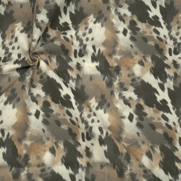 Preisknaller 100% Baumwolle Dekostoff "Tiermuster" Farbe Beige