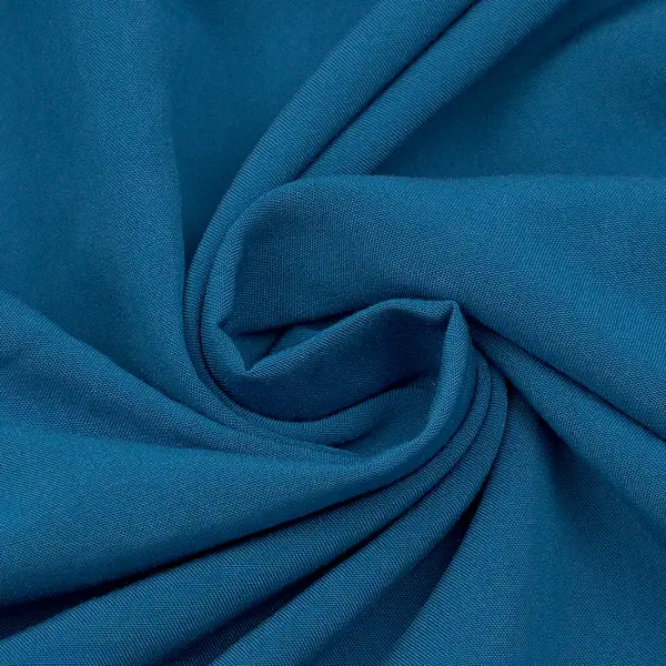100% Viskose Javanaise "Fashion Standard 2" Farbe Capri-Blau Zertifiziert