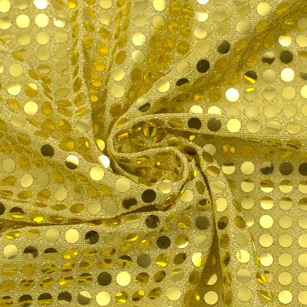 Paillettenstoff "Glamour 2" Farbe Gold Top-Preis