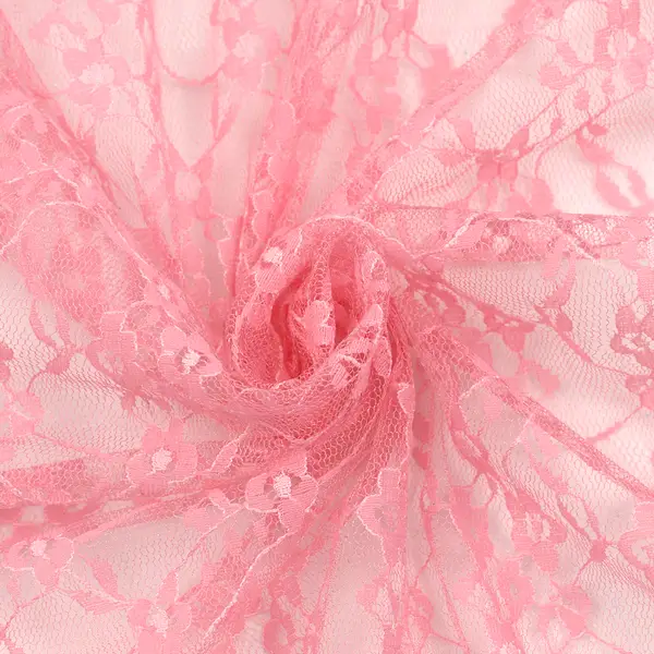 Spitzenstoff "Blütenranken 3" Farbe Alt-Rosa Solange Der Vorrat Reicht