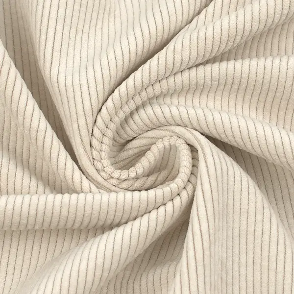 Schnäppchen Cord Stoff "Washed Look" Farbe Hell-Beige