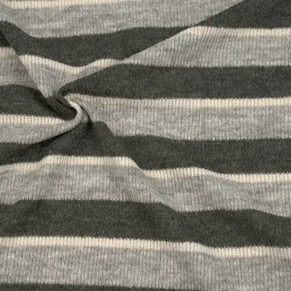 Strick Wollmix "Streifen 6" Farbe Grau-Anthrazit Sale