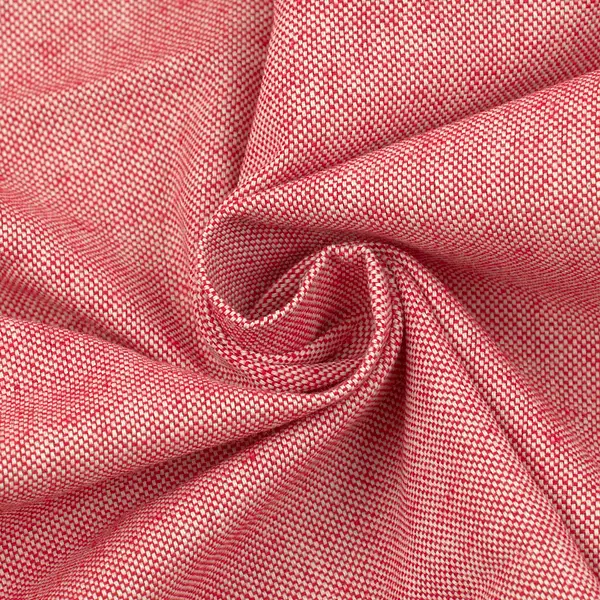 100% Baumwolle Canvas "Melange" Farbe Rot Beliebt