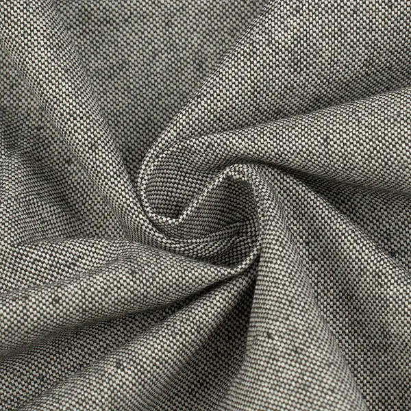 100% Baumwolle Canvas "Melange" Farbe Schwarz Schnäppchen