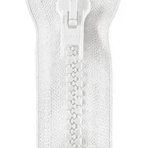 Neue Kollektion Opti Reißverschluss P60 teilbar 55cm - Farbe Weiss