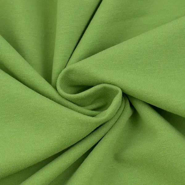 Sonderangebot Baumwoll Stretch Jersey "Basic 2" Farbe Lind-Grün