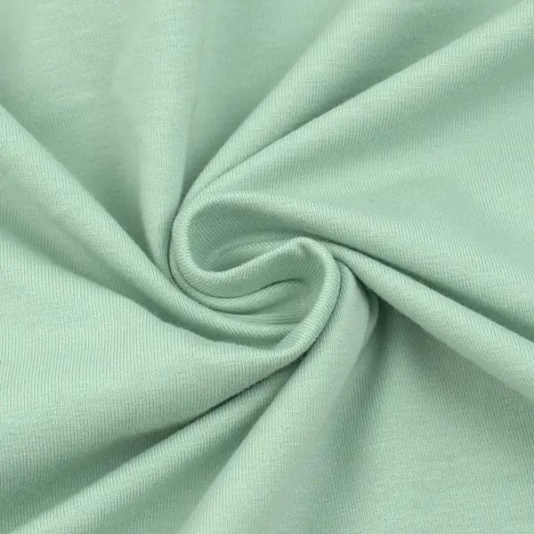 Letzte Chance Baumwoll Stretch Jersey "Basic 2" Farbe Mint-Grün