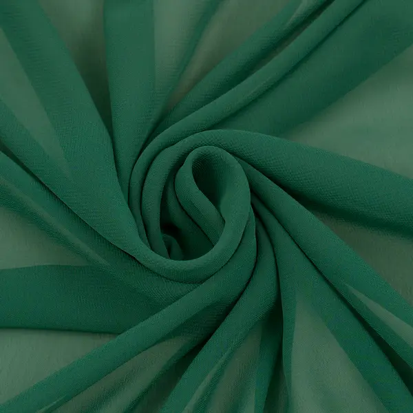 Kracherpreis Polyester Chiffon Farbe Tannen-Grün